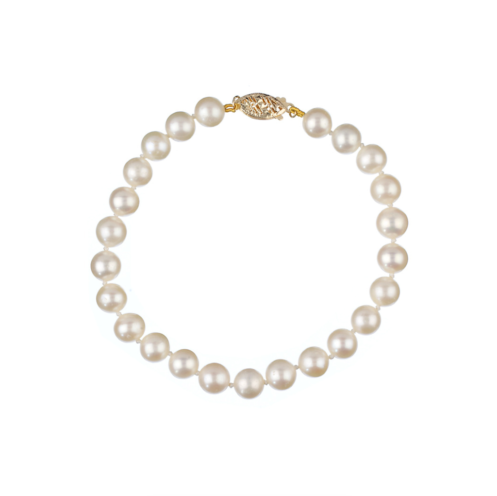 White Pearl Bracelet