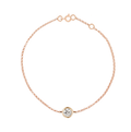 Solitaire Diamond Raindrop Bracelet