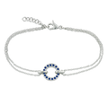 Sapphire Meridian Circle Bracelet